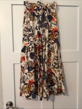 Willow-root palazzo style patterned pants M